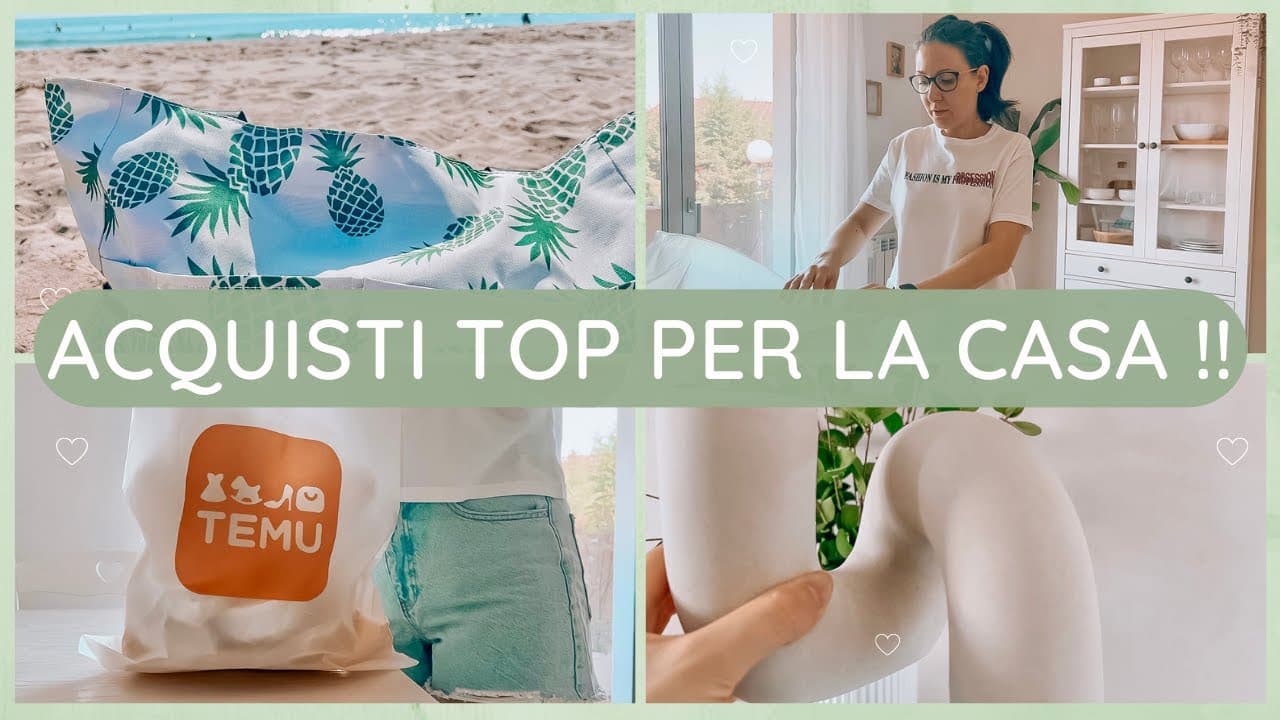 Temu articoli per la casa: shopping intelligente e conveniente